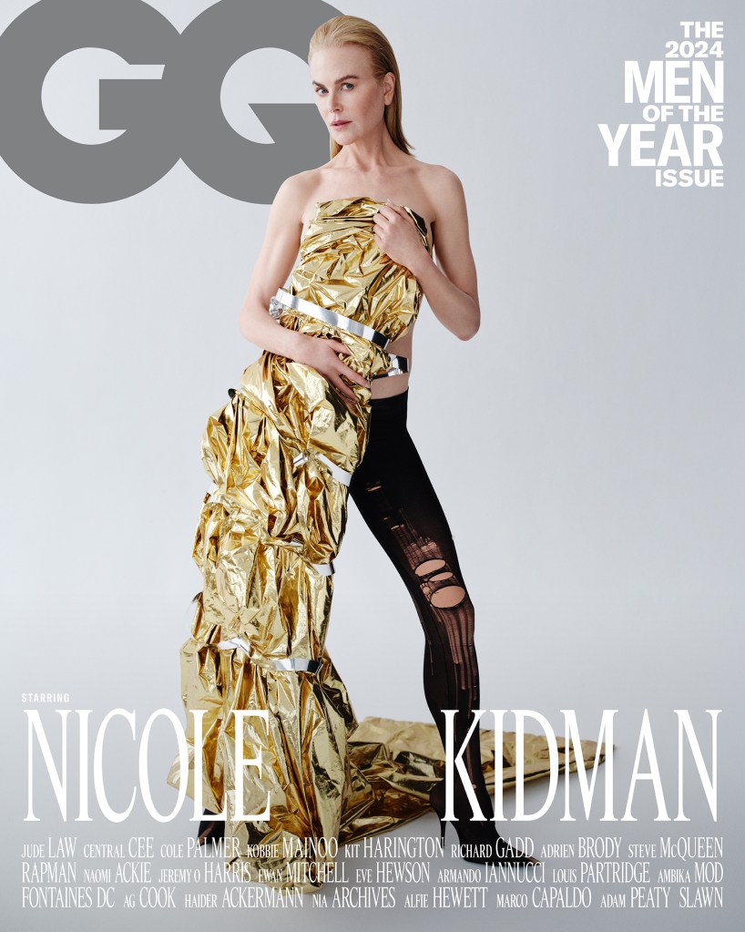 Nicole Kidman for British GQ Monday