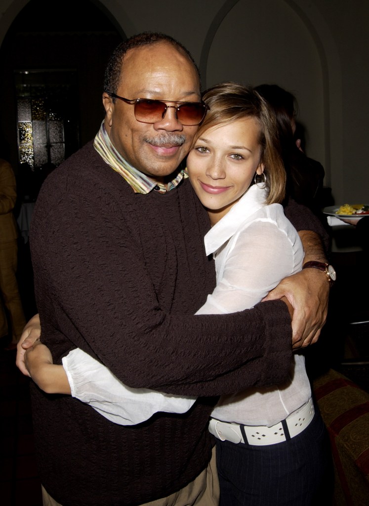 Rashida Jones and dad Quincy Jones