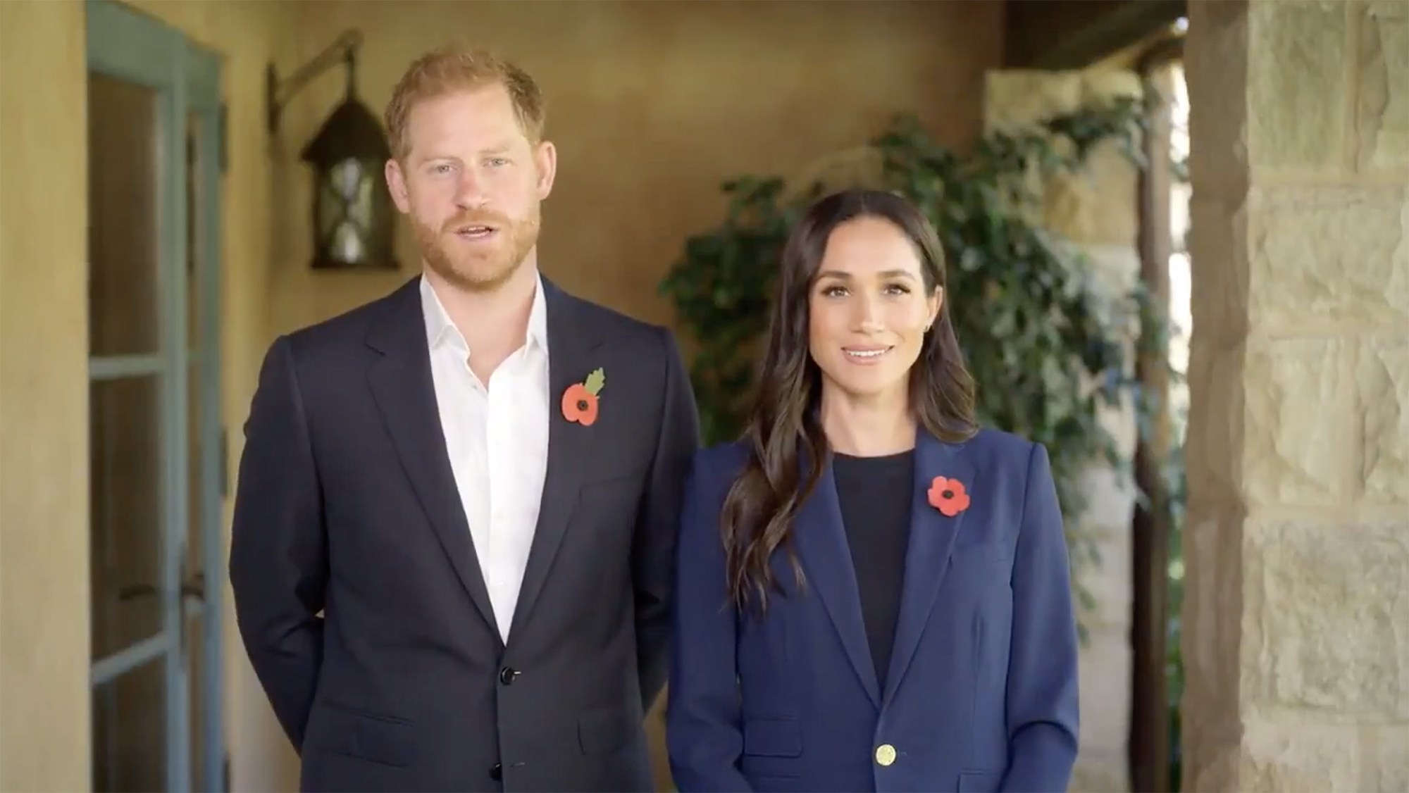 Meghan Markle and Prince Harry talking