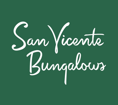 The San Vicente Bungalows logo.