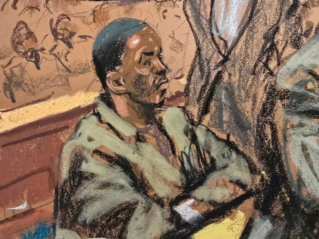 Sean Combs court sketch