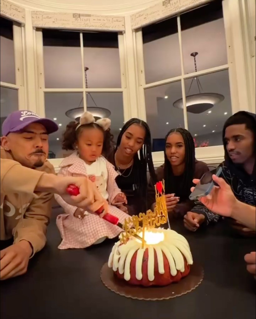 Sean "Diddy" Combs' kids sing him "Happy Birthday" over the phone.