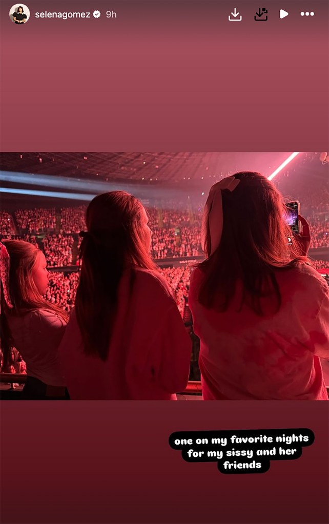 Gracie Elliot Teefey at the Sabrina Carpenter concert in Inglewood, Calif., on Nov. 19.