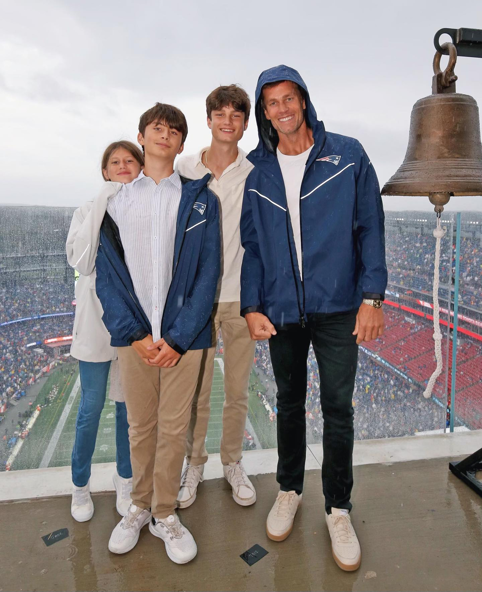 Tom Brady and his kids