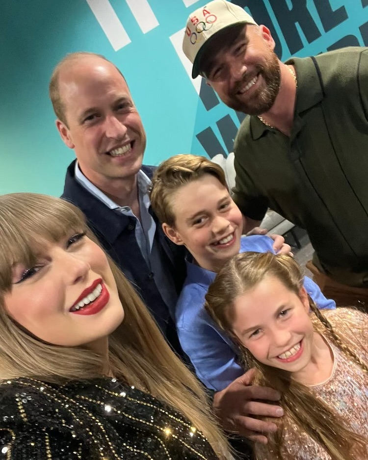 Taylor Swift, Prince William, Prince George, Princess Charlotte, Travis Kelce,