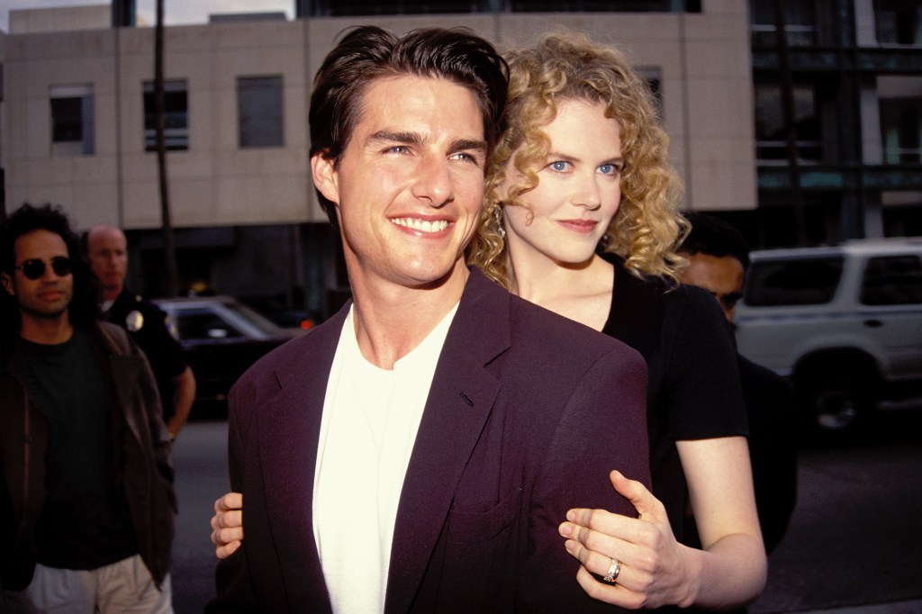 Nicole Kidman and Tom Cruise in Los Angeles in 1992