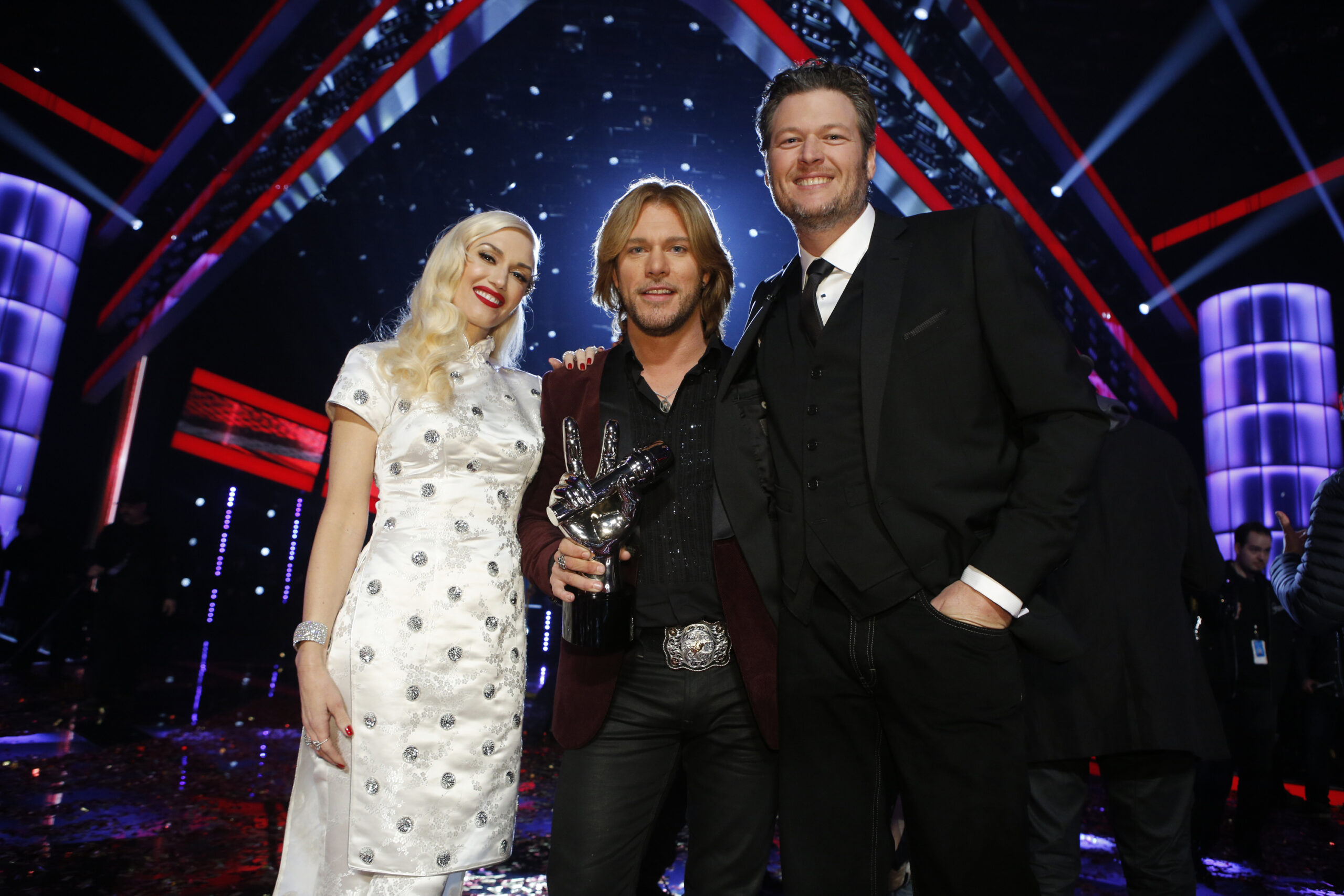 Gwen Stefani, Craig Wayne Boyd, Blake Shelton