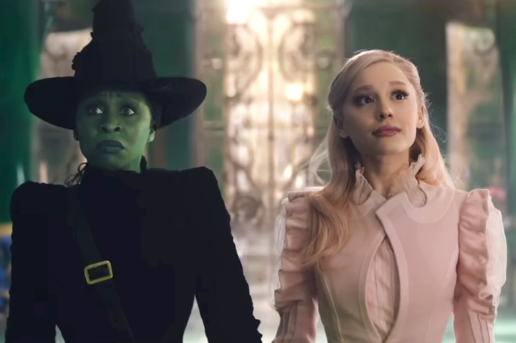 Ariana Grande and Cynthia Erivo in Wicked