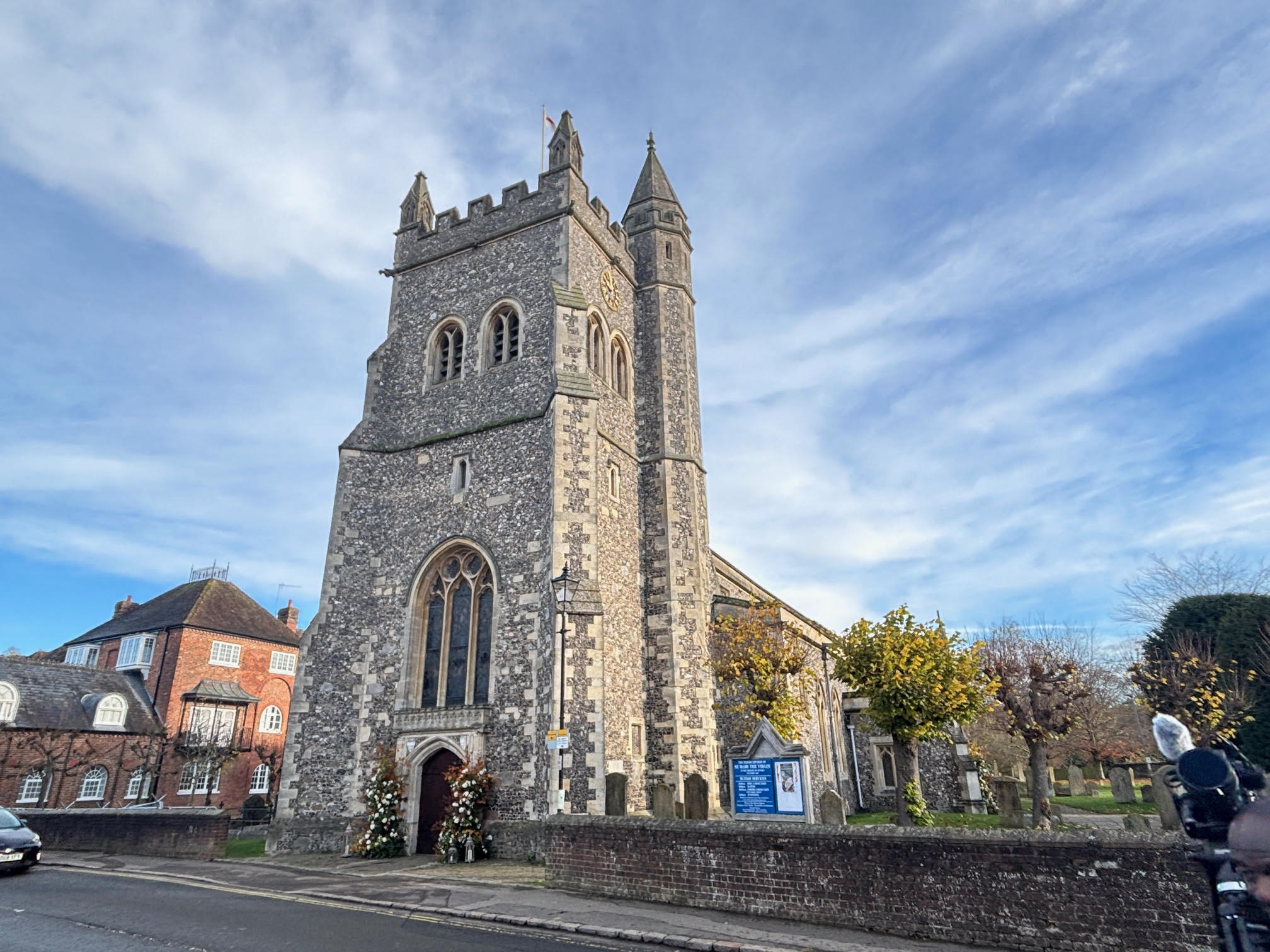 The church where Liam Payne's funeral was