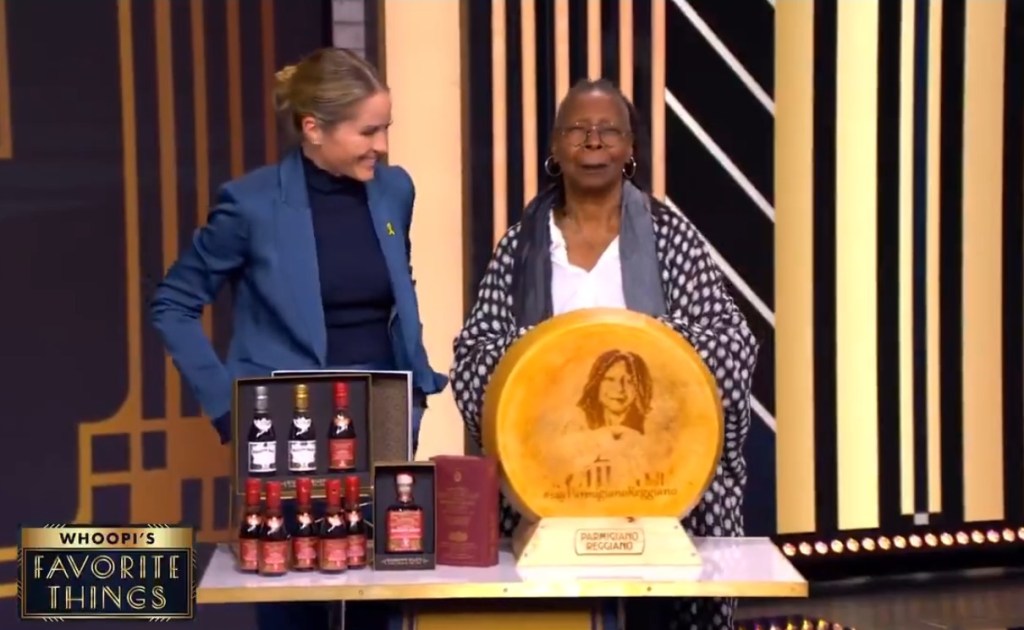 Whoopi Goldberg jokes about cheese