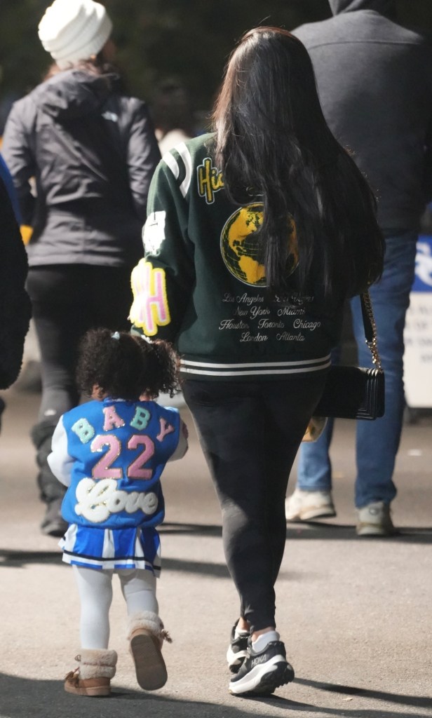 Dana Tran and daughter Love at Friday football game