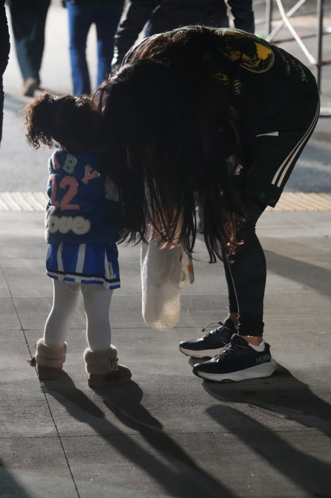 Dana Tran and daughter Love at Friday football game