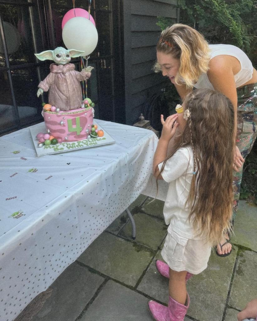 Gigi Hadid celebrates daughter Khai Malik's birthday.