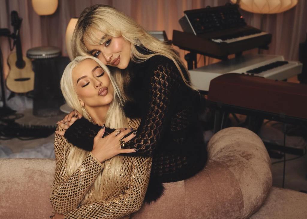 Sabrina Carpenter and Christina Aguilera