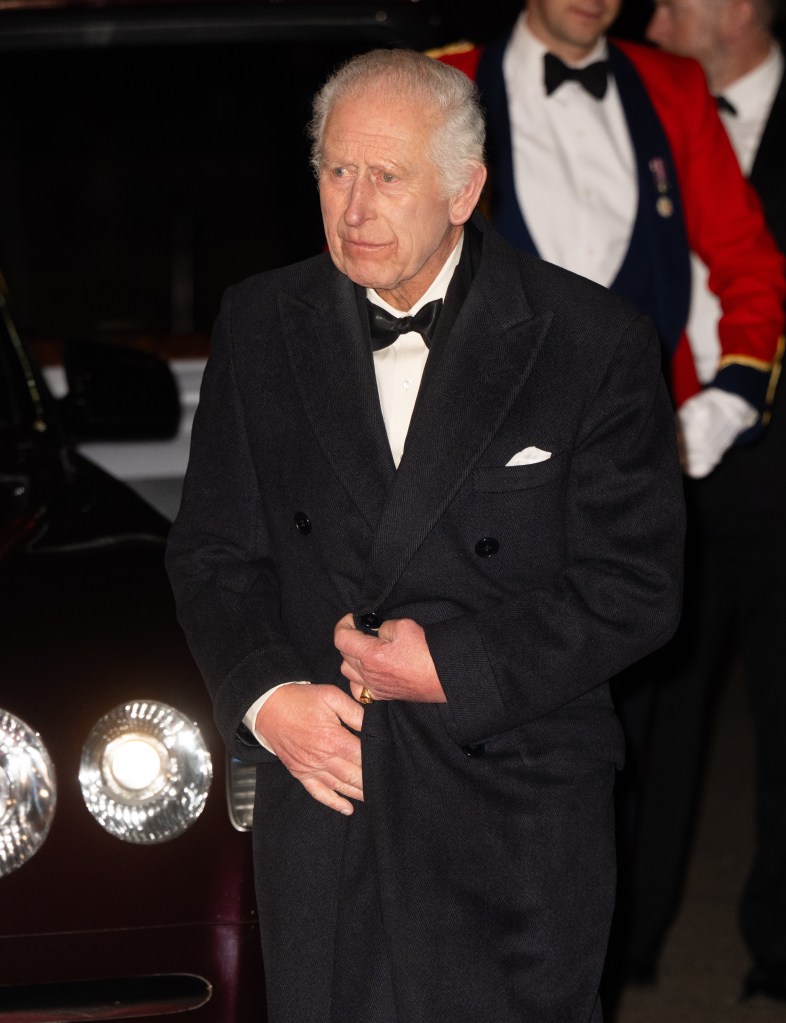 King Charles III attends the Royal Variety Performance at Royal Albert Hall on November 22, 2024 in London.