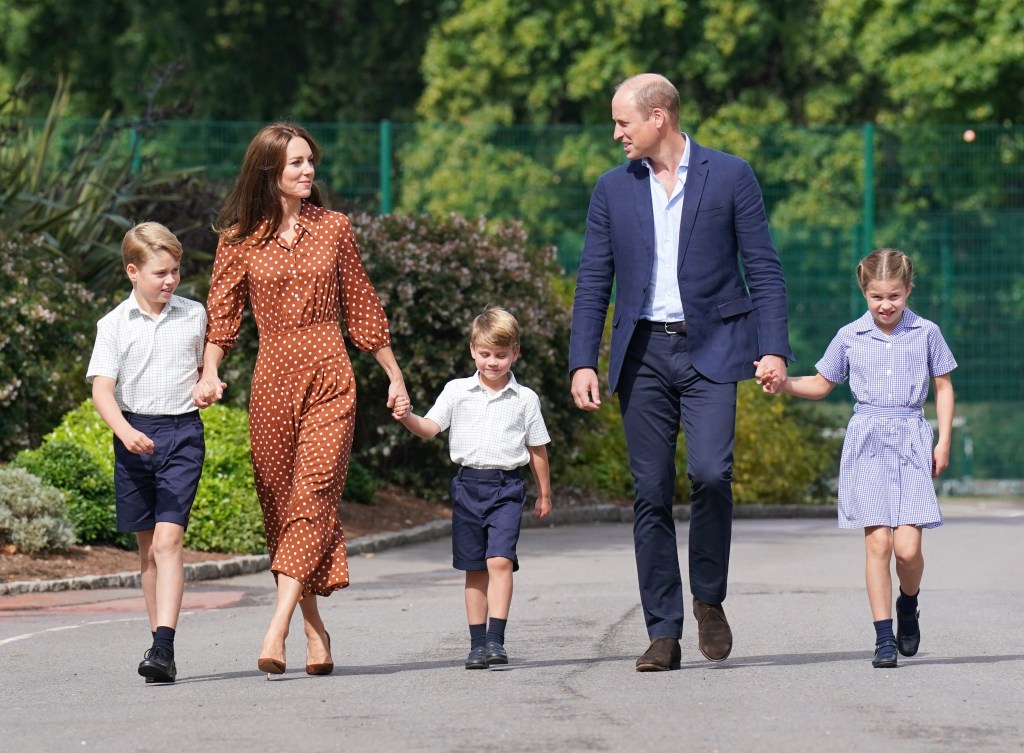 Prince William, Kate Middleton and their kids Charlotte, George and Louis