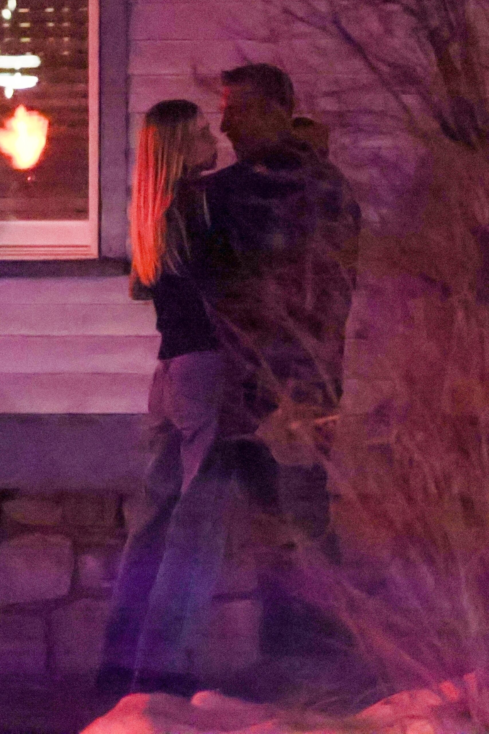 Mauricio Umansky and Klaudia K kissing in Aspen in December 2024