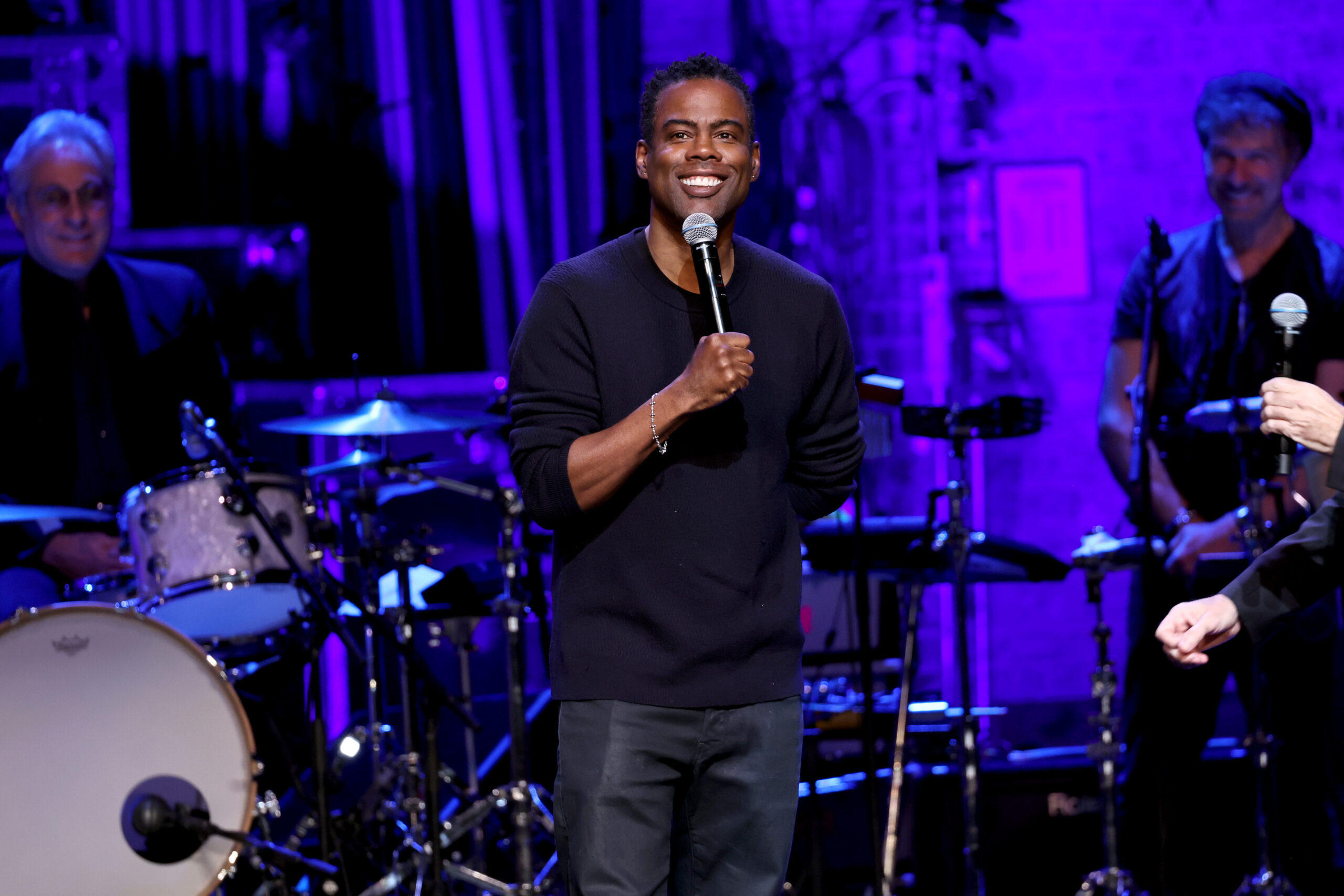 Chris Rock performing at 2023 Night of Too Many Stars.