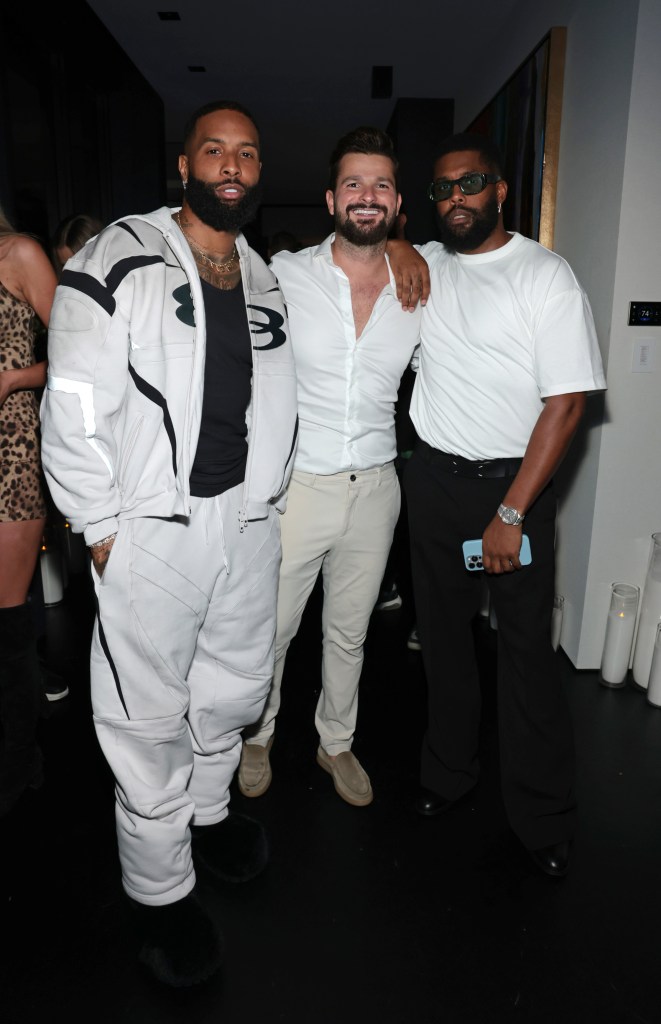 Odell Beckham Jr. at Sinan Tuna's 2024 Art Basel Party in Miami on Dec. 5.