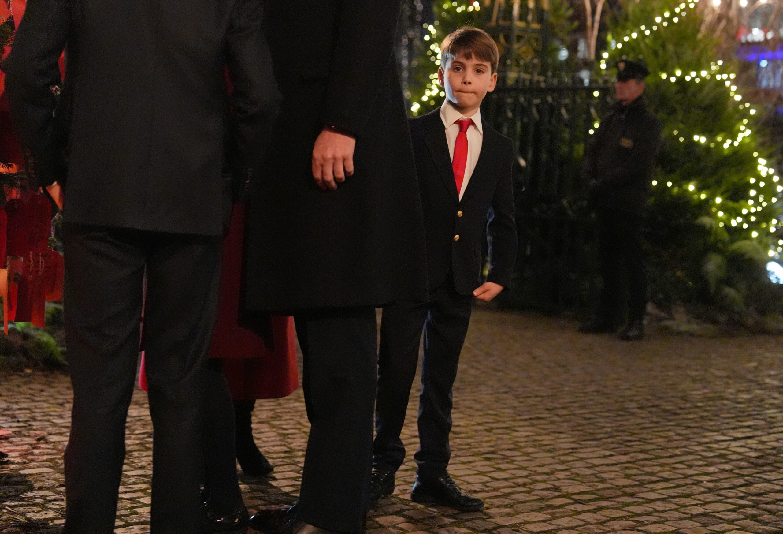 Prince Louis at the "Together at Christmas" carol service in December 2024