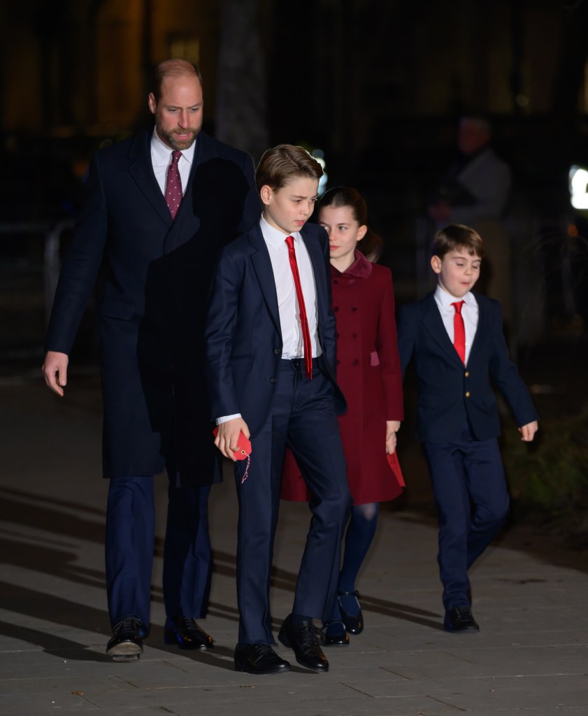 Prince Louis, Prince George, Princess Charlotte, Prince William