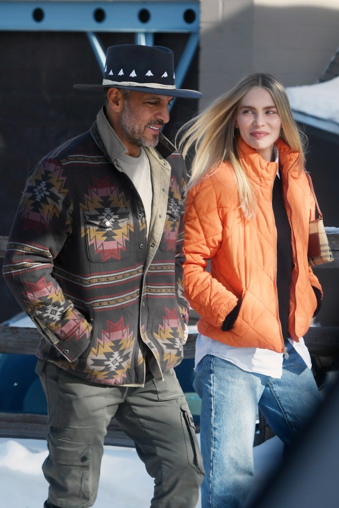 Mauricio Umansky and new girlfriend Klaudia K head out to a snow polo match in Aspen, Colo.