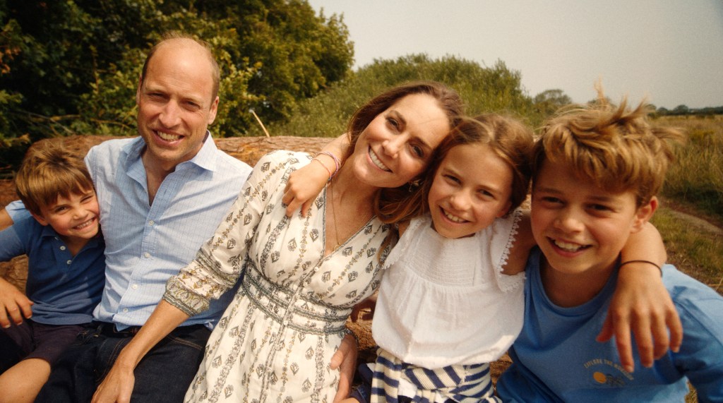 Prince William, Kate Middleton and their kids Charlotte, George and Louis