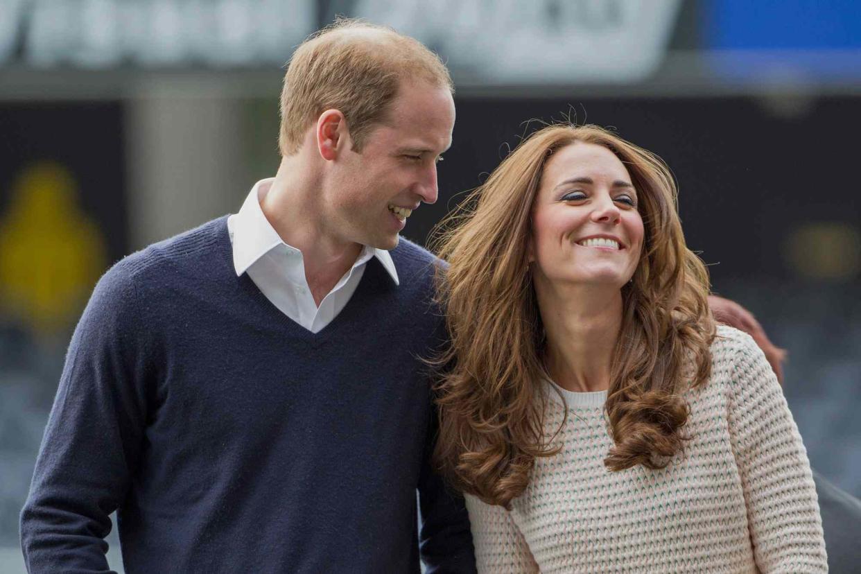 David Rowland - Pool/Getty Prince William, Duke of Cambridge and Catherine, Duchess of Cambridge attend 'Rippa Rugby' in the Forstyth Barr Stadium on day 7 of a Royal Tour to New Zealand on April 13, 2014 in Dunedin, New Zealand