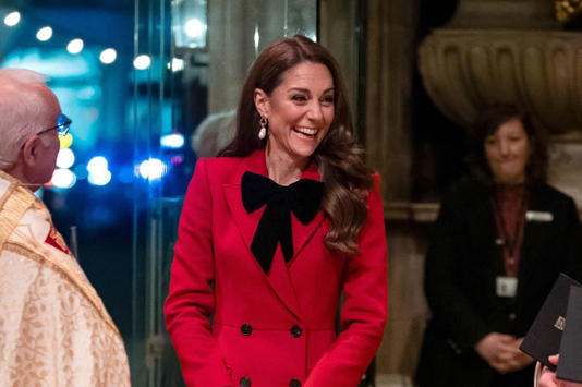 The Princess of Wales arriving for the Together At Christmas carol service at Westminster Abbey in London on December 6