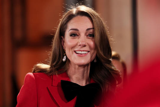 Catherine, Princess of Wales, hosts the “Together at Christmas“ carol service on Dec. 6. (Isabel Infantes/Pool/Reuters)