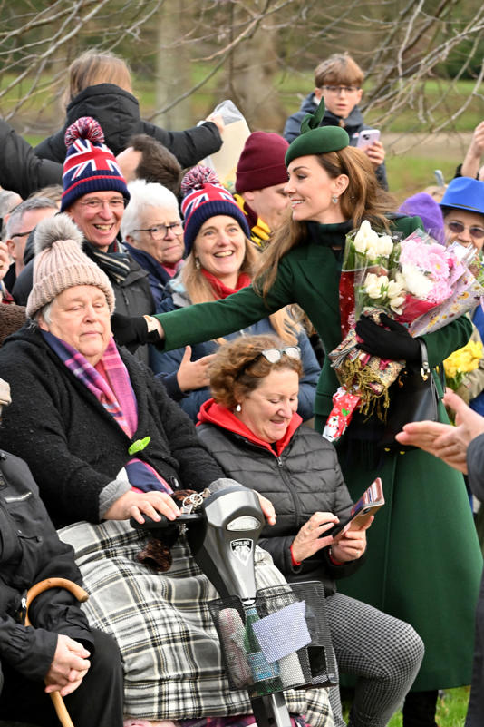 Kate Middleton and Prince William were briefly separated at Sandringham on Christmas Day. (Image credit: Jordan Peck/Getty Images)