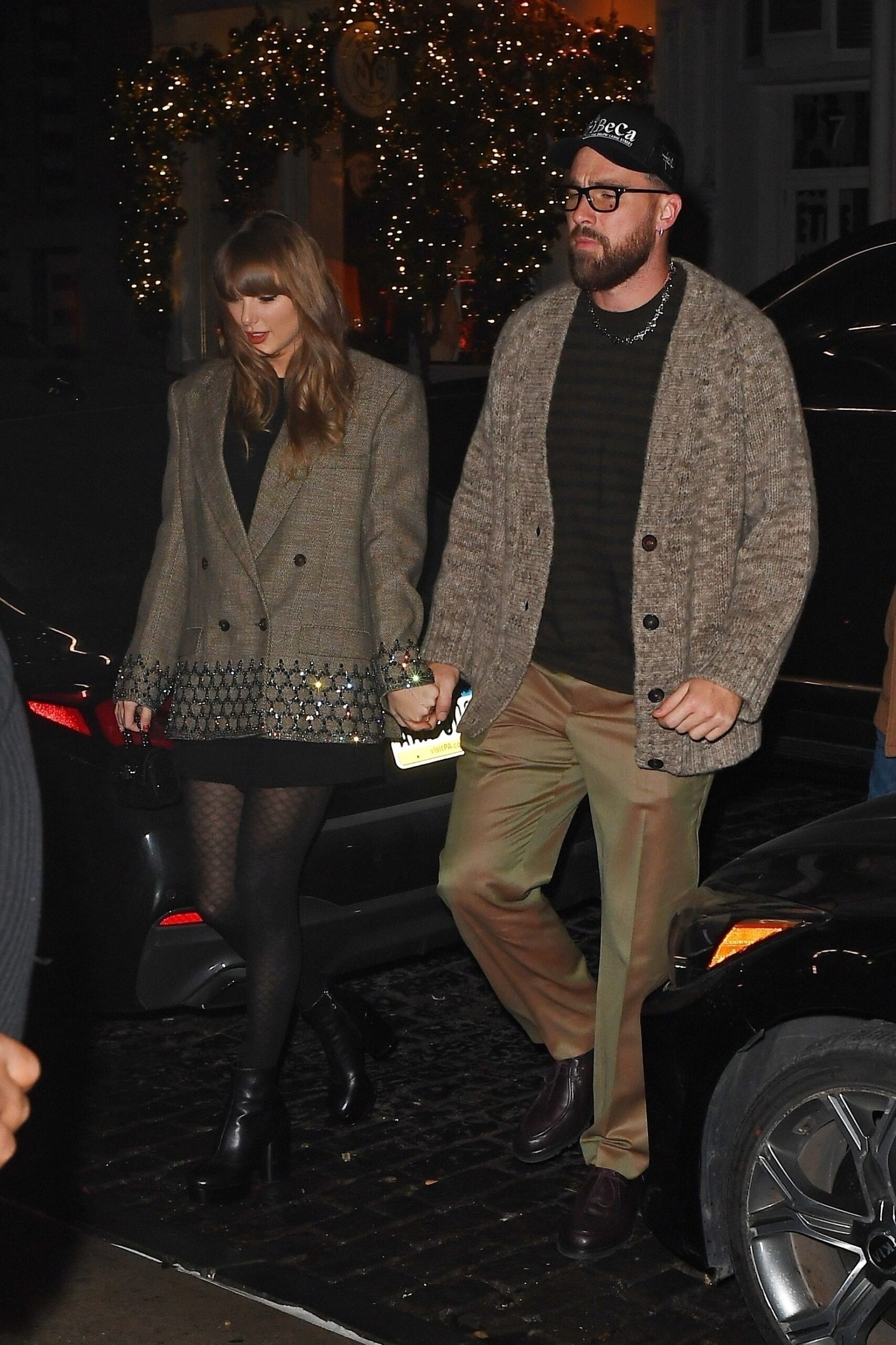 Taylor Swift and Travis Kelce dine with friends Jack Antonoff and Margaret Qualley in New York