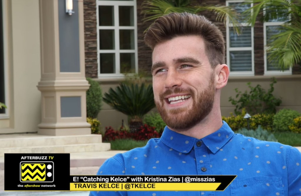 travis kelce afterbuzz tv interview