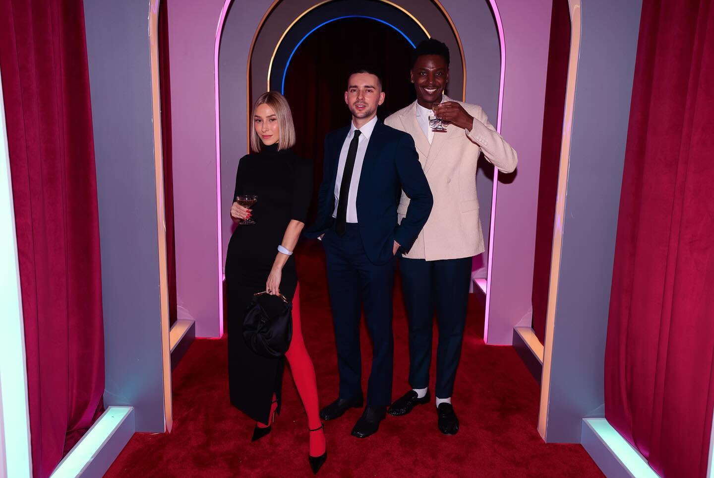 Ashley Avignone, Jerrod Carmichael and a friend