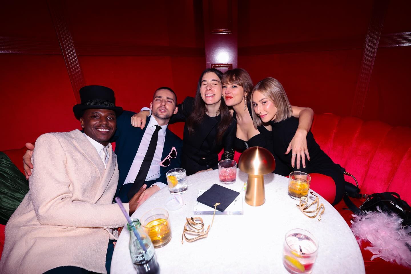 Taylor Swift, Ashley Avignone and friends