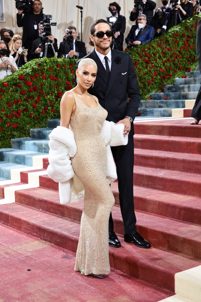 Kim Kardashian and Pete Davidson 2022 Met Gala