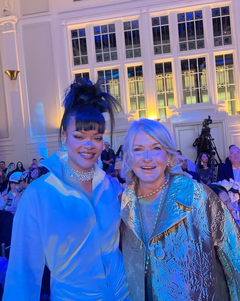 Rihanna and Martha Stewart