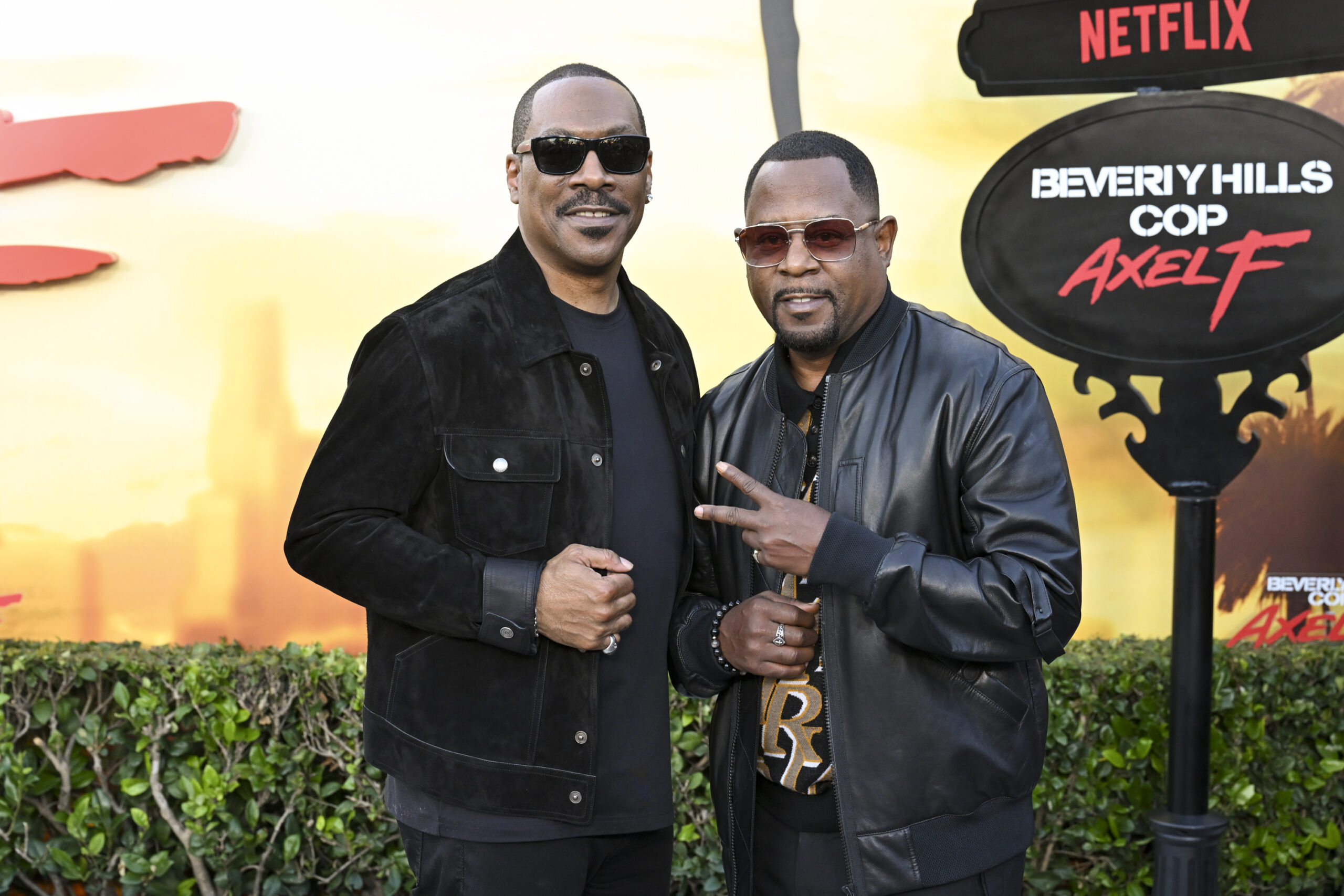 Eddie Murphy and Martin Lawrence at the "Beverly Hills Cop: Axel F" World Premiere in 2024.