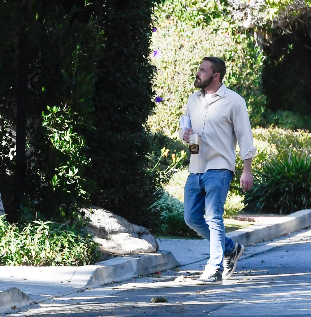 Ben Affleck walking in LA