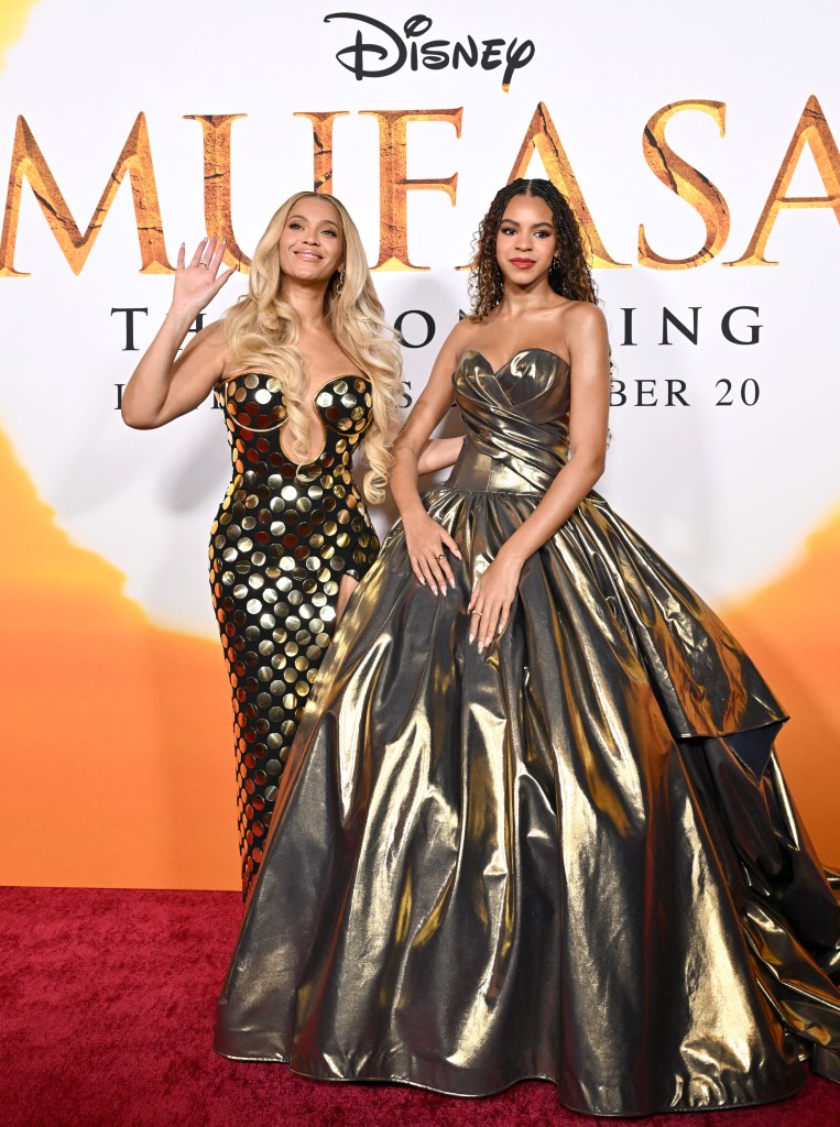 Beyoncé and Blue Ivy “Mufasa: The Lion King" premiere