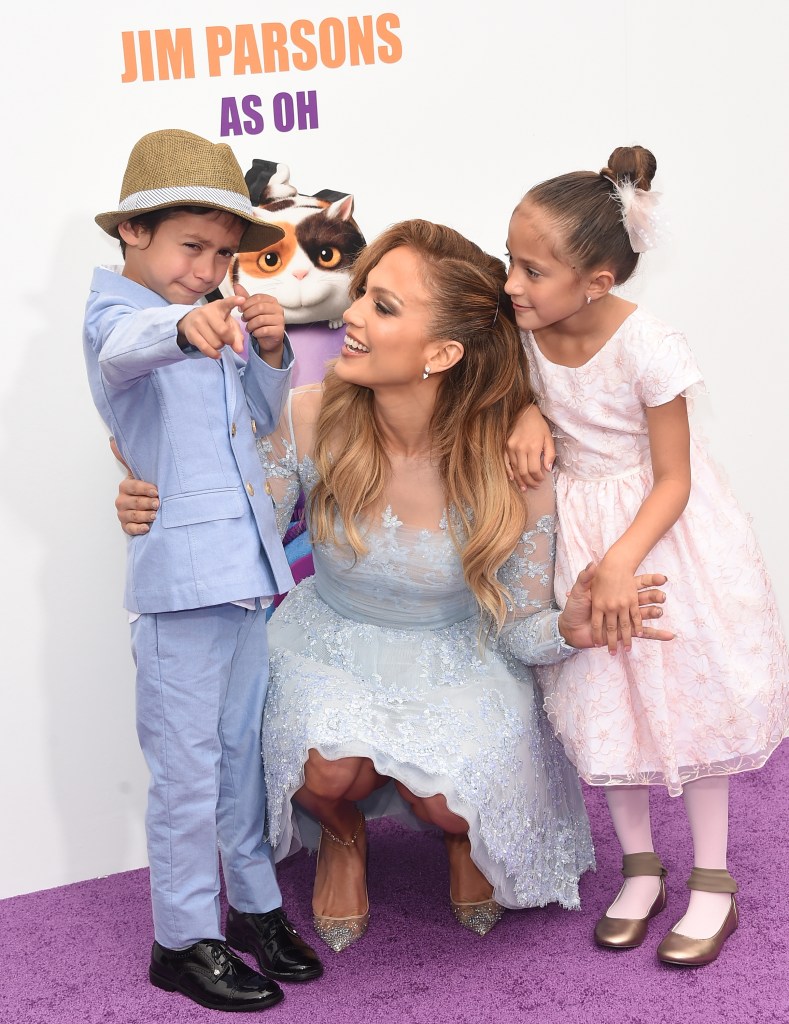 JLO with her twins