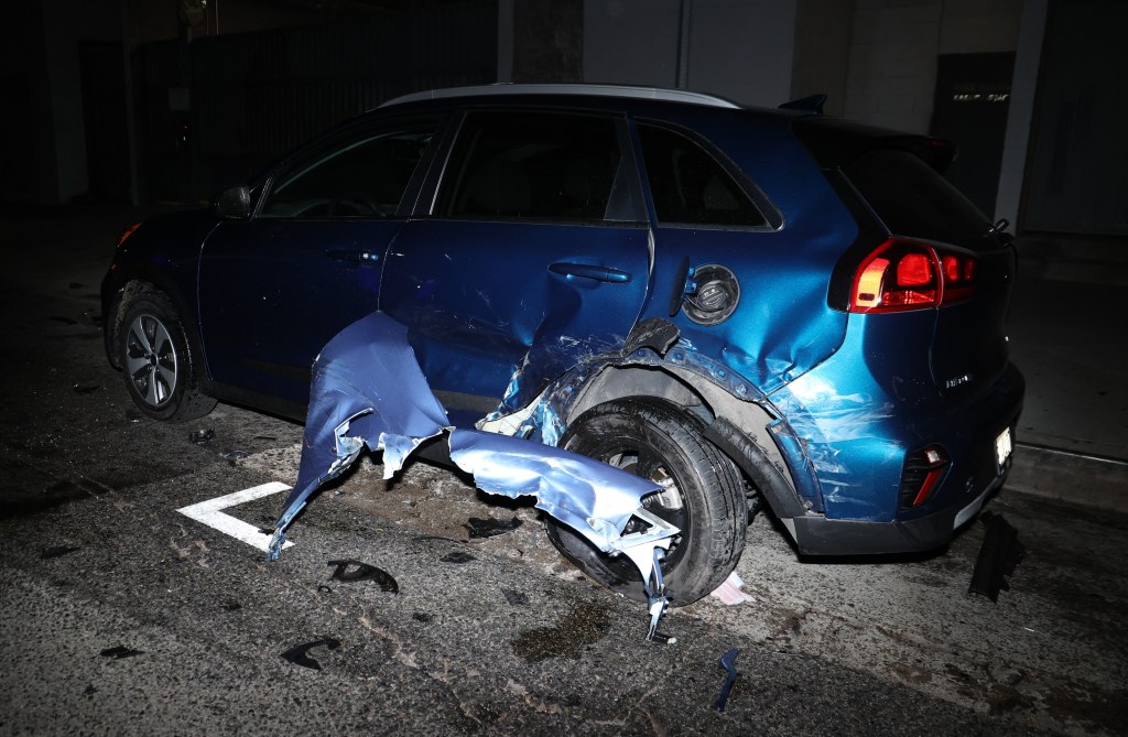 Michael B. Jordan car crash