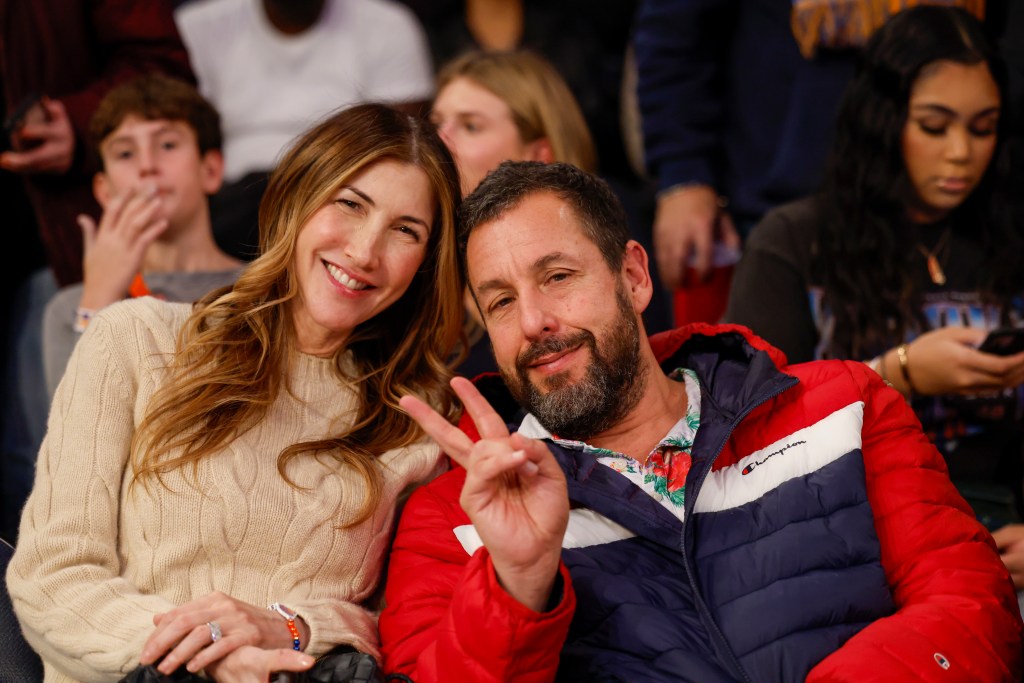 Adam Sandler with Jackie Sandler