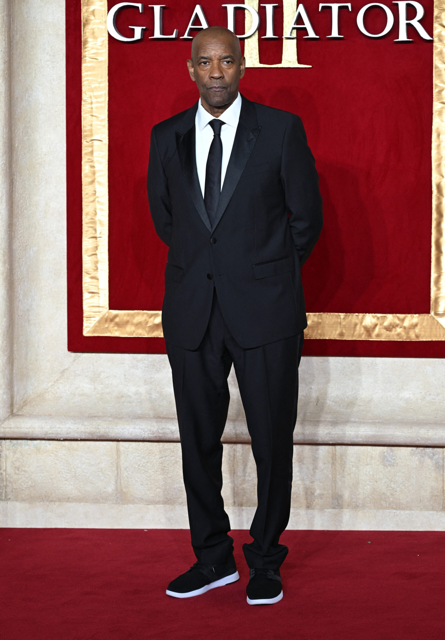 Denzel Washington at the World Premiere of "Gladiator II" in November 2024.