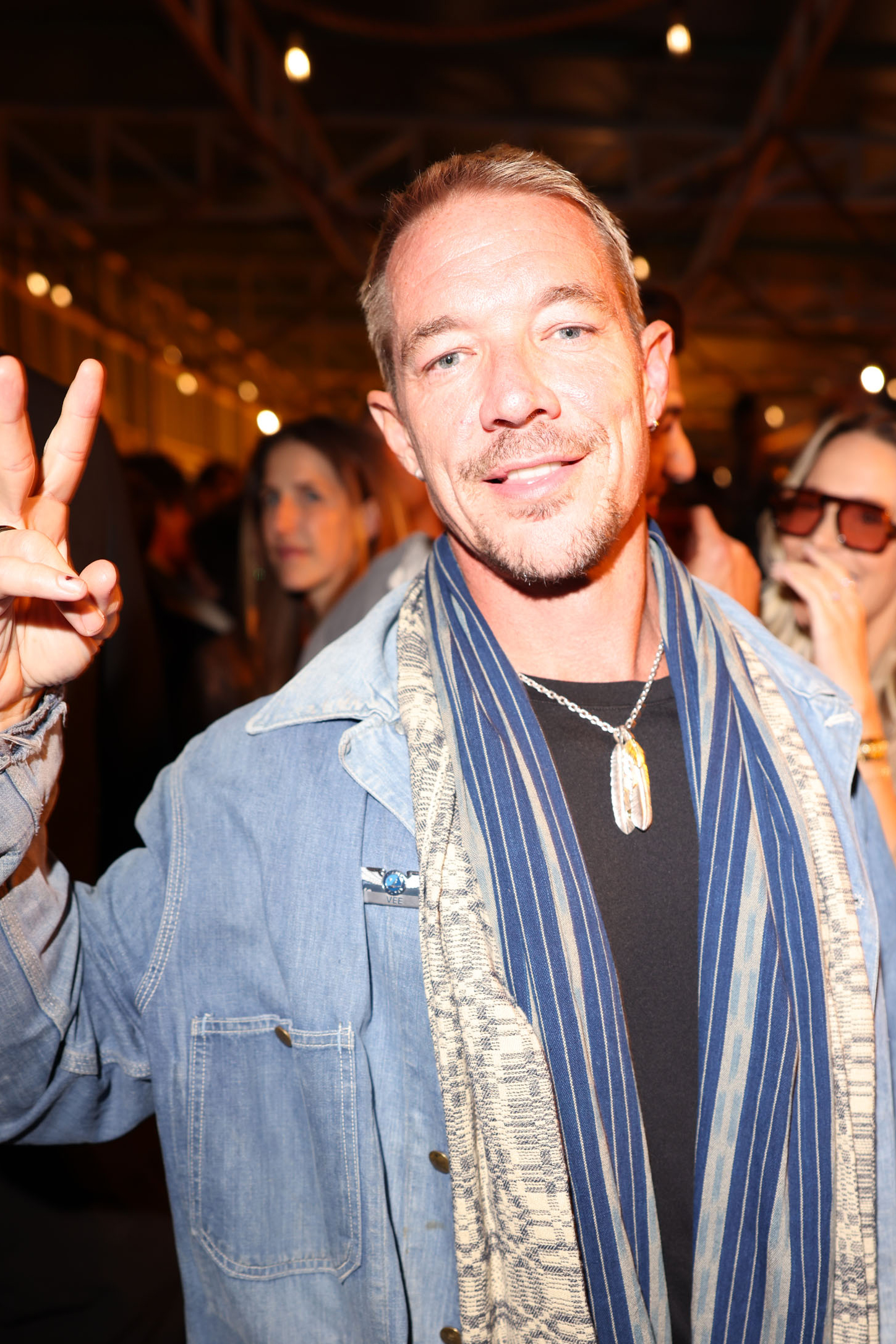 Diplo attends the Palm Tree at Art Basel party in Miami Beach, Florida.