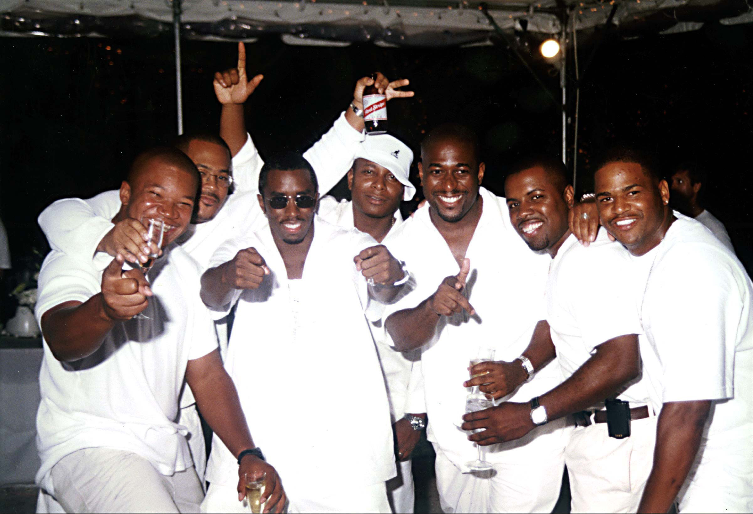 Sean "Diddy" Combs partying.