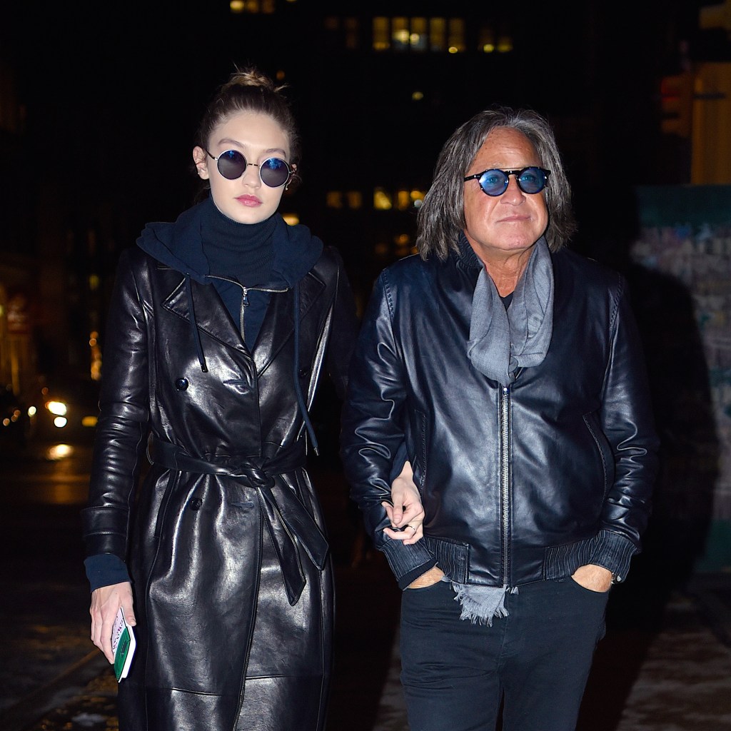 Gigi Hadid with her dad