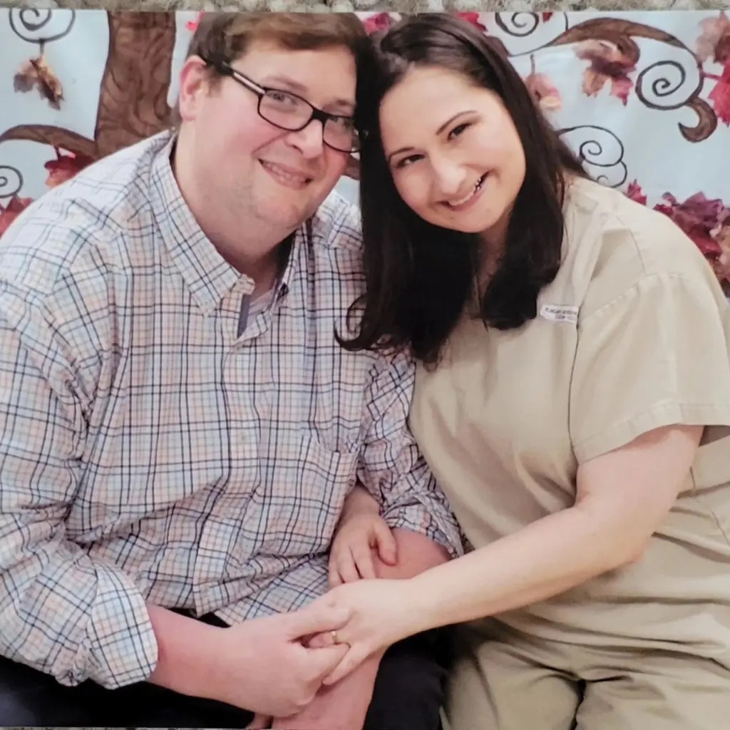 Gypsy Rose Blanchard and Ryan Anderson pose together.