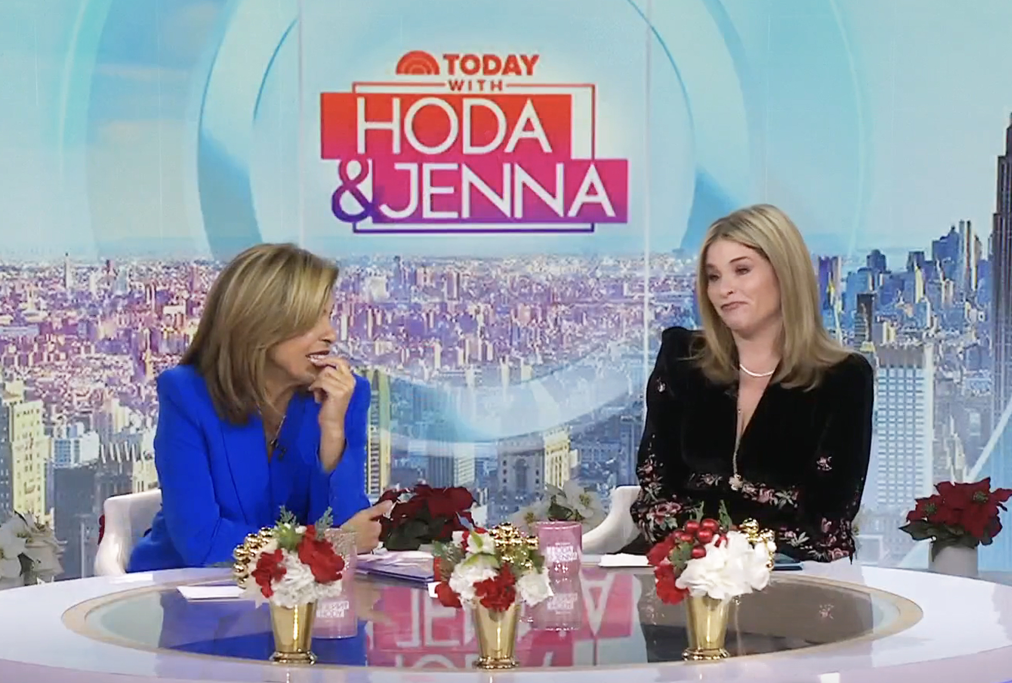 Hoda Kotb and Jenna Bush Hager on "Today"