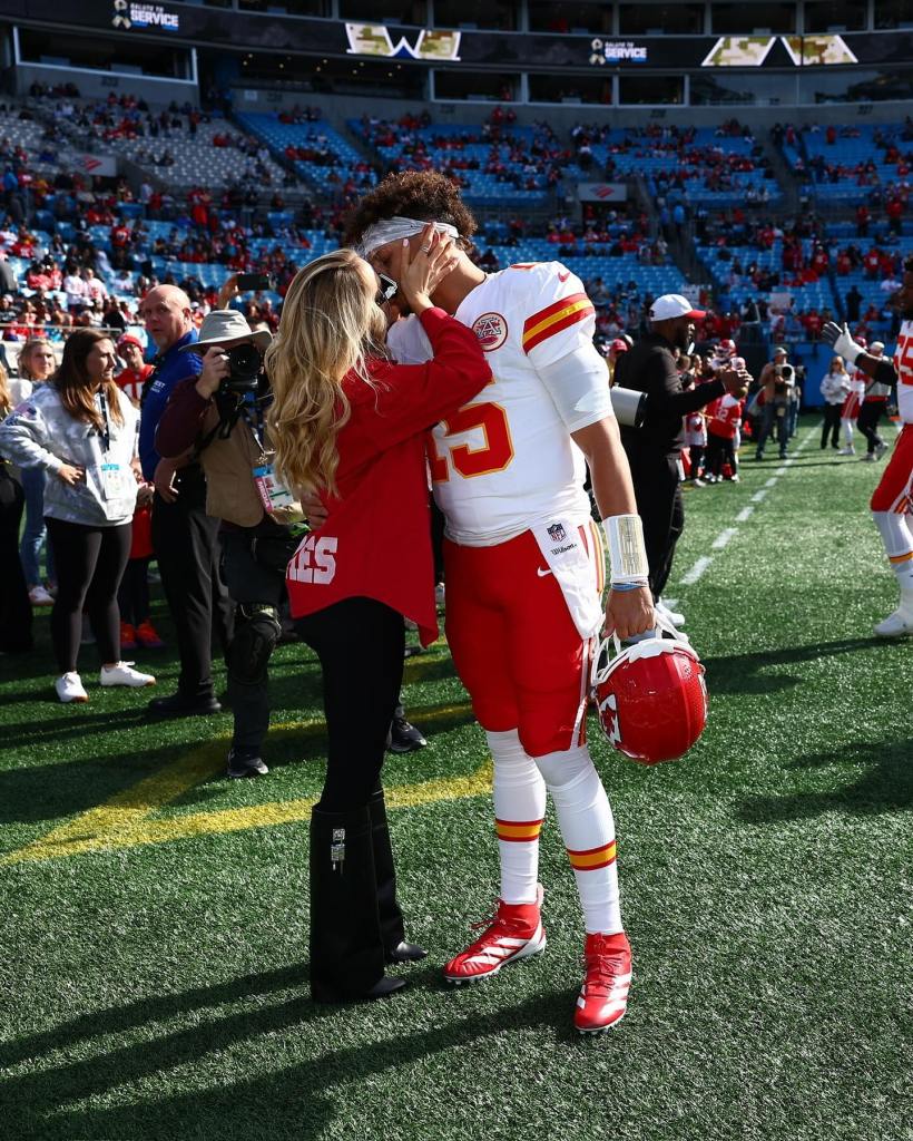 Brittany and Patrick Mahomes